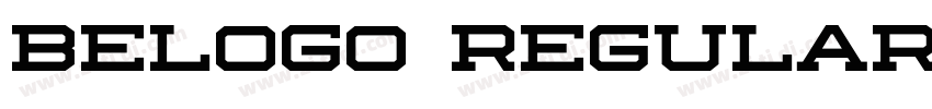 BELOGO Regular字体转换